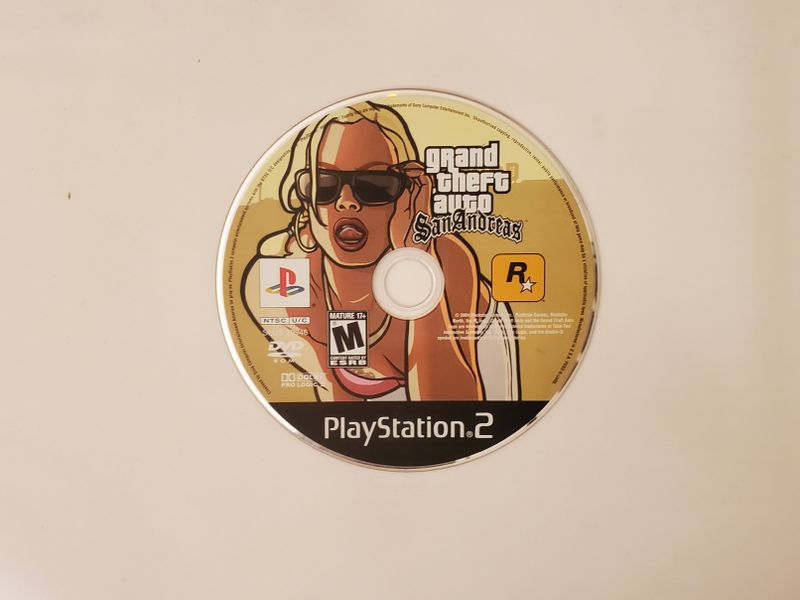 Sony Playstation 2 Grand Theft Auto San Andreas video game