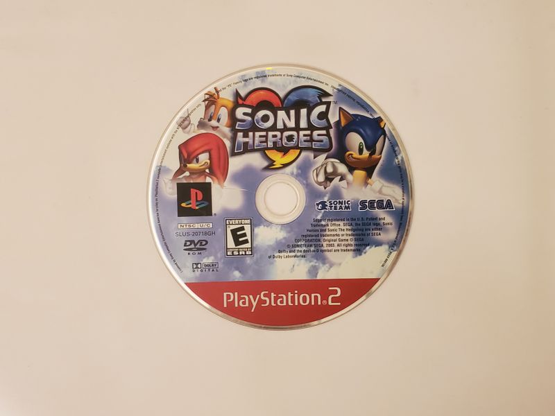 Sony Playstation 2 Sonic Heroes video game