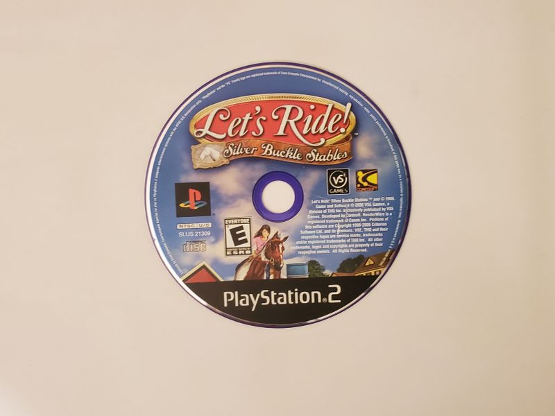 Sony Playstation 2 Let's Ride Silver Buckle Stables video game
