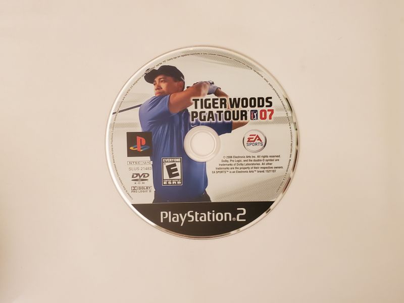 Sony PlayStation 2 Tiger Woods PGA Tour 07 video game
