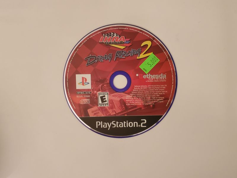 Sony Playstation 2 IHRA Drag Racing 2 video game