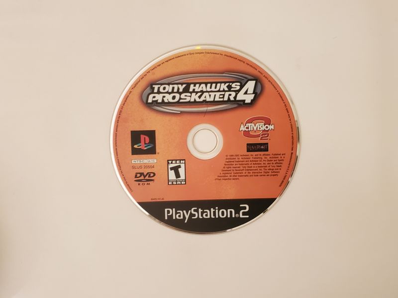 Sony PlayStation 2 Tony Hawk's Pro Skater 4 video game