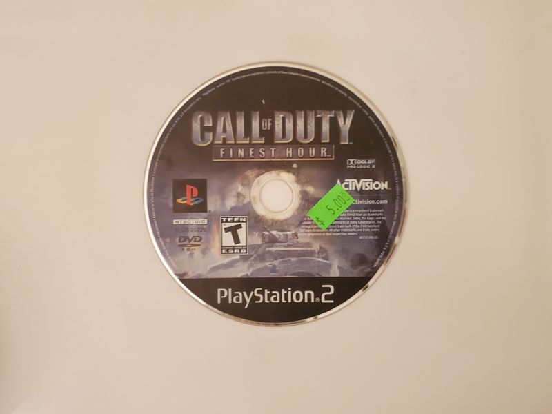 Sony Playstation 2 Call of Duty Finest Hour video game