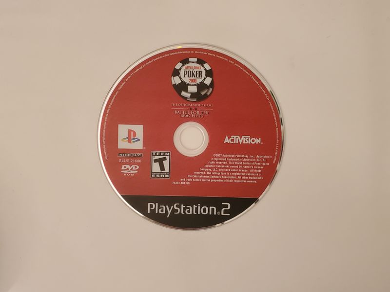 Sony PlayStation 2 World Series of Poker 2008: Battle for the Bracelets video game