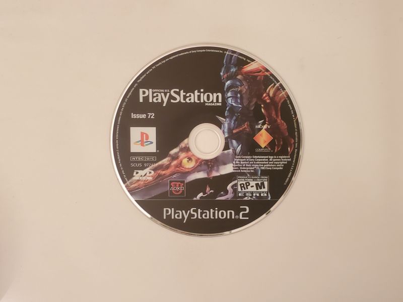 Sony Playstation 2 Playstation Magazine Issue 72 video game