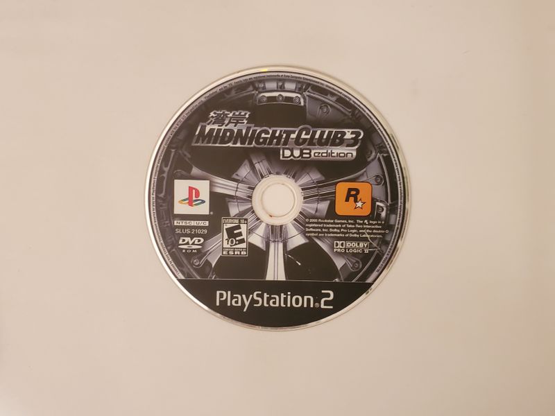 Sony Playstation 2 Midnight Club 3 Dub Edition video game