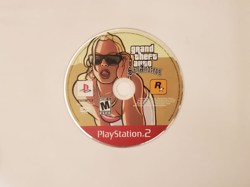Sony Playstation 2 Grand Theft Auto San Andreas video game