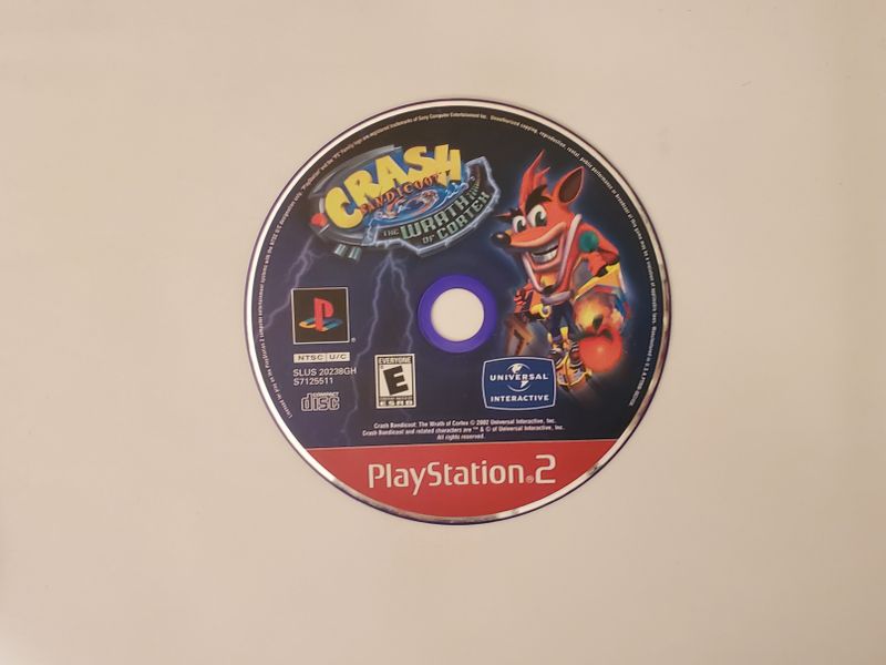 Sony Playstation 2 Crash Bandicoot The Wrath of Cortex video game