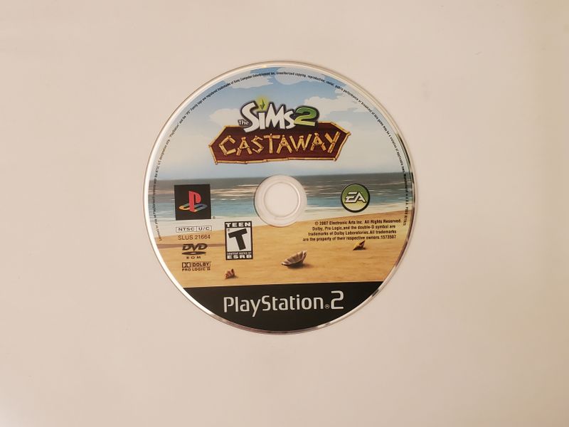 Sony Playstation 2 The Sims 2: Castaway video game