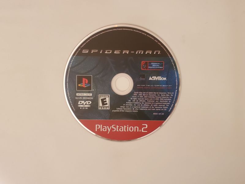 Sony Playstation 2 Spiderman video game