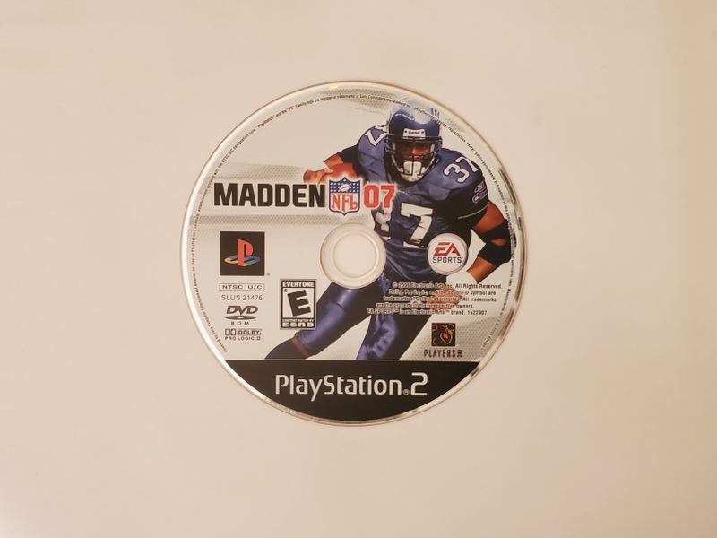 Sony PlayStation 2 Madden NFL 07 video game