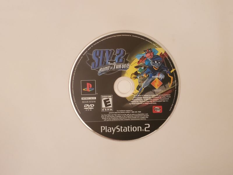 Sony Playstation 2 Sly 2 Band of Thieves video game