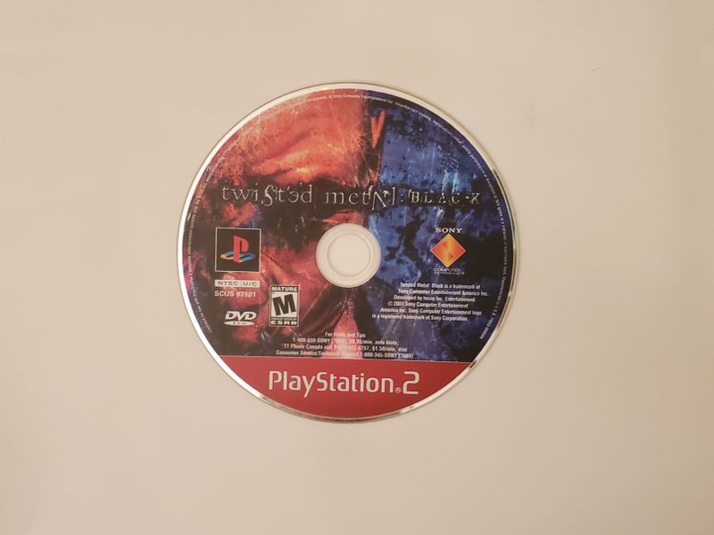Sony Playstation 2 Twisted Metal Black video game
