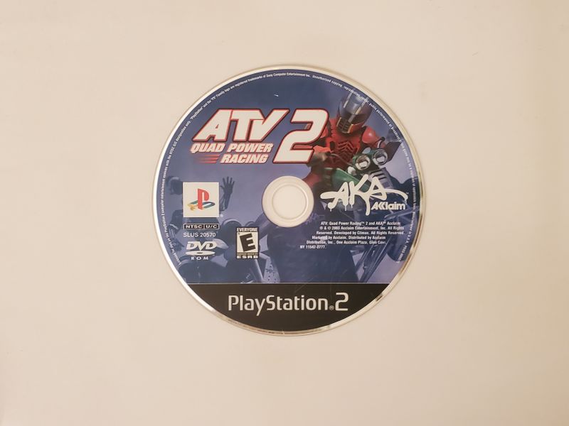 Sony Playstation 2 ATV Quad Power Racing 2 video game