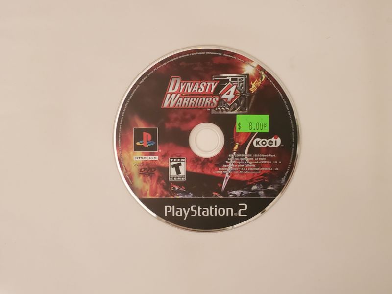 Sony Playstation 2 Dynasty Warriors 4 video game