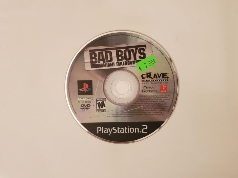 Sony Playstation 2 Bad Boys Miami Takedown video game