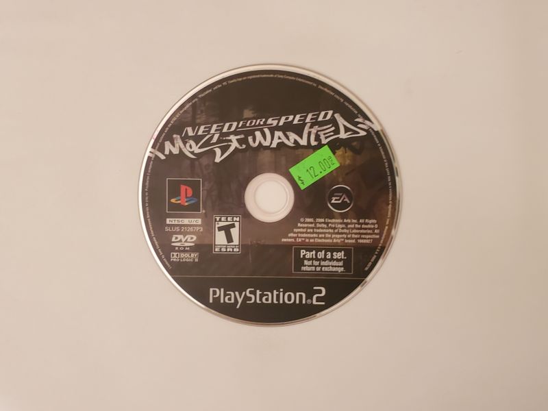 Sony Playstation 2 Need for Speed Most Wanted video game
