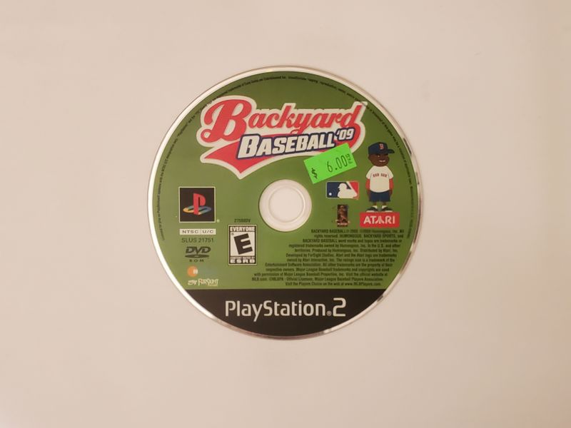Sony Playstation 2 Backyard Baseball 09 video game
