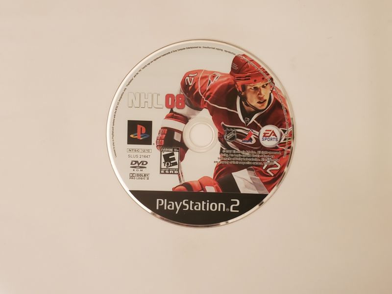 Sony Playstation 2 NHL 08 video game