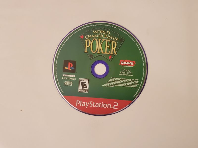 Sony Playstation 2 World Championship Poker video game
