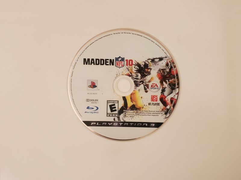 Sony Playstation 3 Madden NFL 10 video game