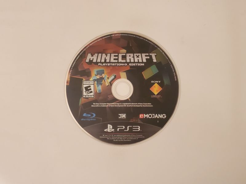 Sony Playstation 3 Minecraft video game
