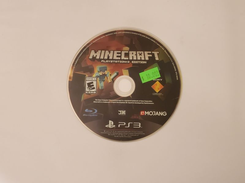 Sony Playstation 3 Minecraft video game