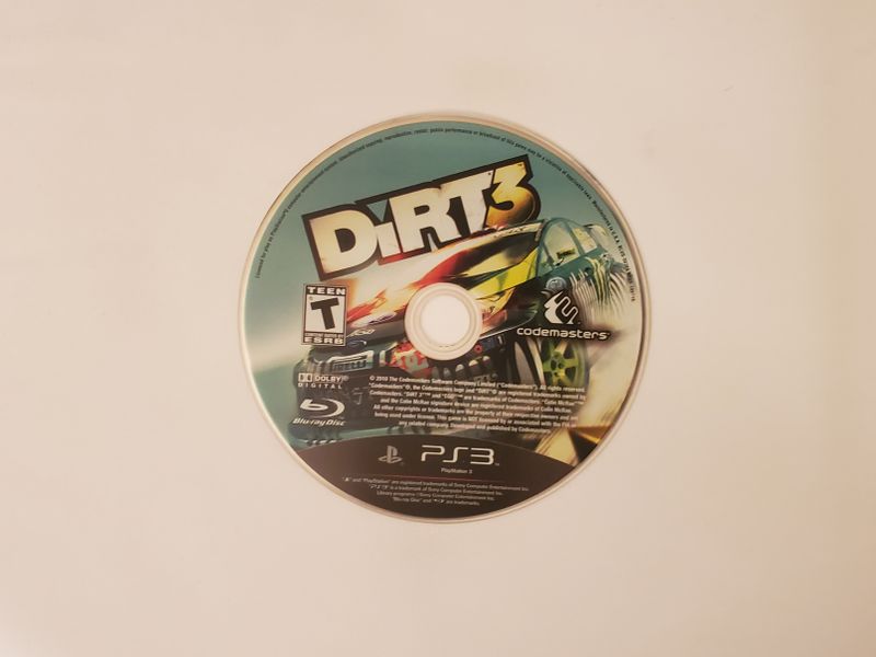 Sony Playstation 3 Dirt 3 video game