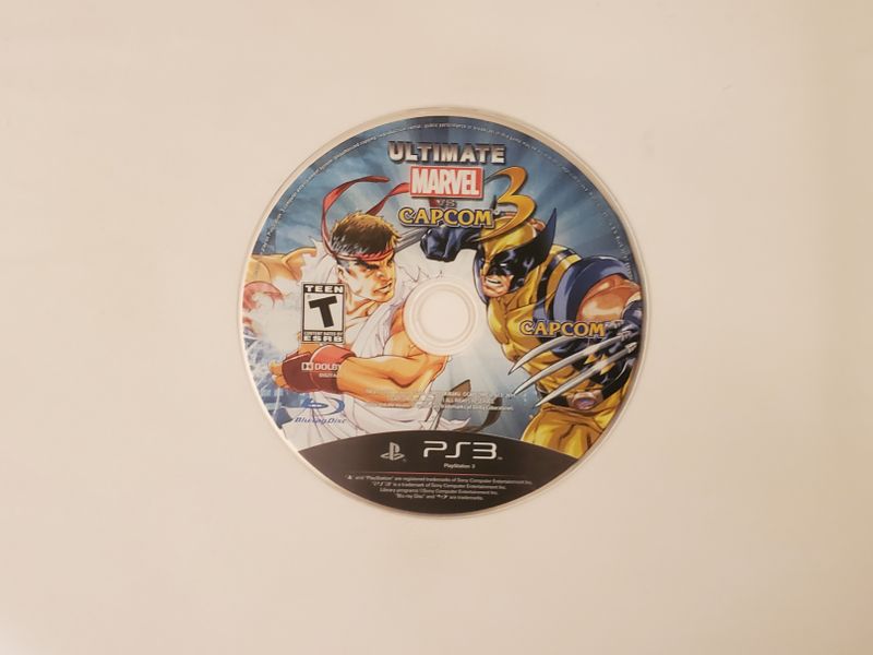 Sony Playstation 3 Ultimate Marvel vs Capcom 3 video game