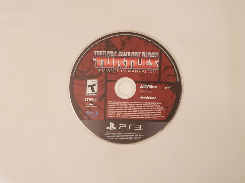 Sony Playstation 3 Teenage Mutant Ninja Turtles Mutants in Manhattan video game