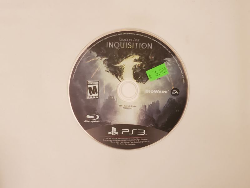 Sony Playstation 3 Dragon Age: Inquisition video game
