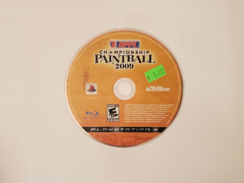 Sony Playstation 3 NPPL Championship Paintball 2009 video game