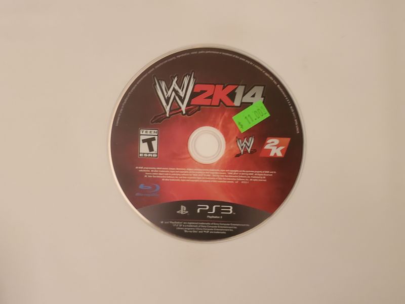 Sony Playstation 3 WWE 2K14 video game