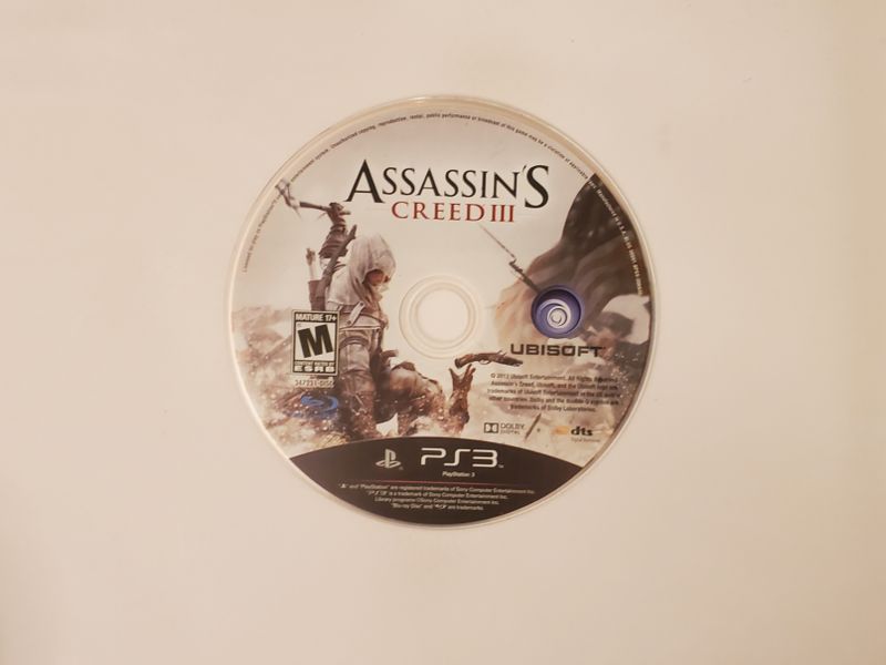 Sony Playstation 3 Assassin's Creed III video game