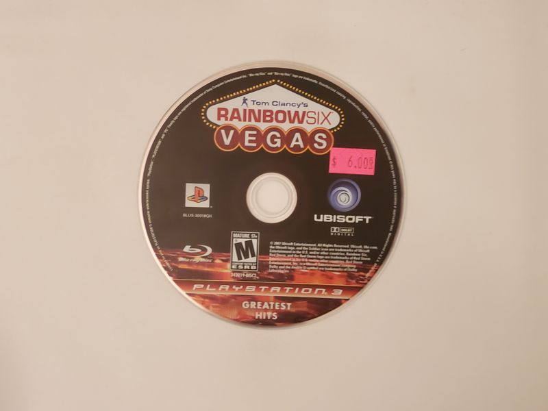 Sony Playstation 3 Rainbow Six Vegas [Greatest Hits] video game