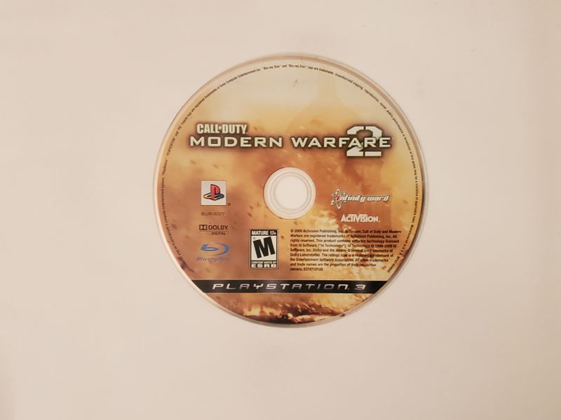 Sony Playstation 3 Call of Duty Modern Warfare 2 video game