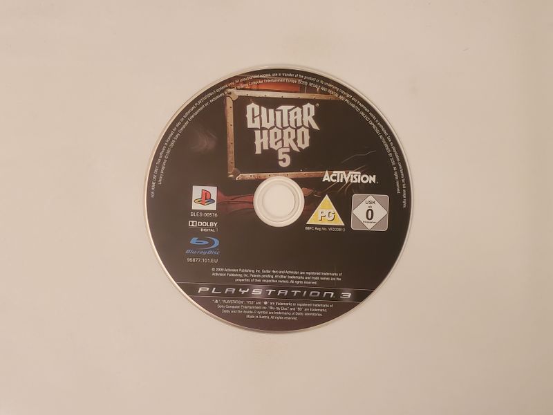Sony Playstation 3 Guitar Hero 5 video game