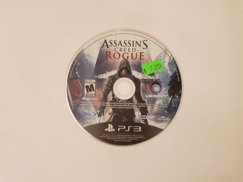 Sony Playstation 3 Assassin's Creed: Rogue video game