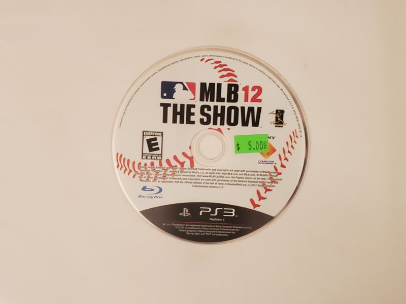 Sony Playstation 3 MLB 12: The Show video game