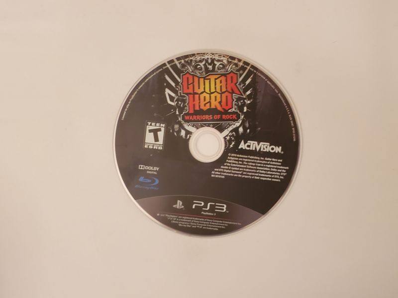 Sony Playstation 3 Guitar Hero: Warriors of Rock video game