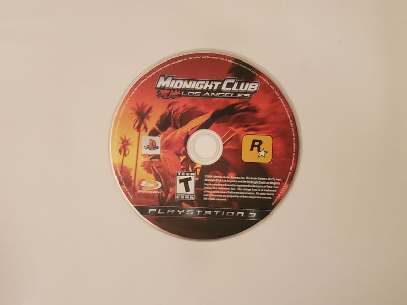 Sony Playstation 3 Midnight Club Los Angeles video game