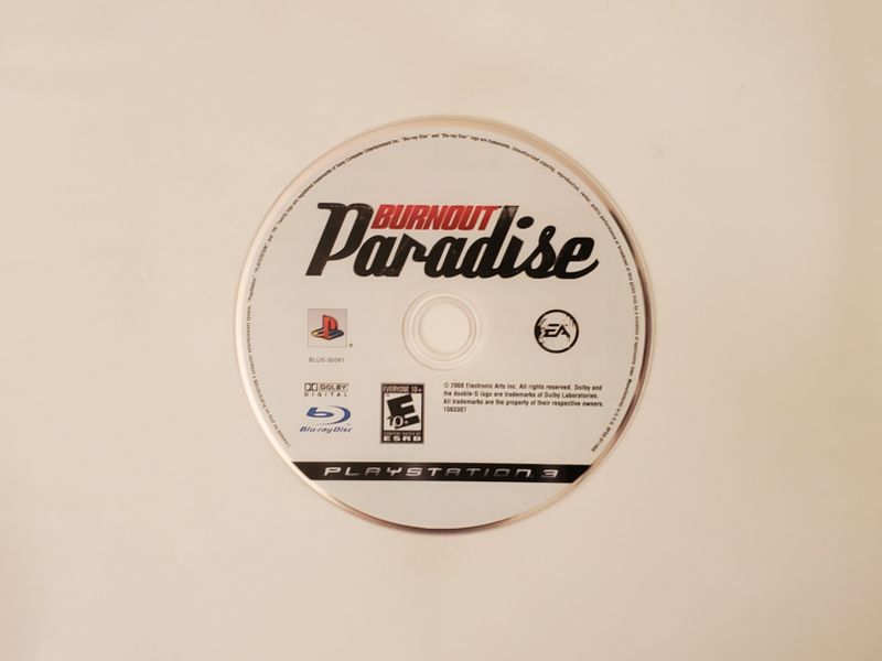 Sony Playstation 3 Burnout Paradise video game