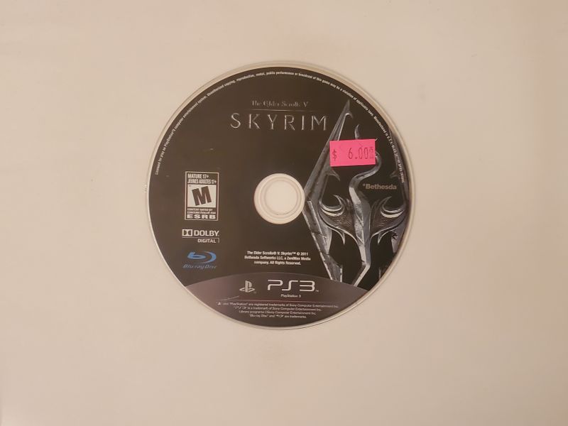 Sony Playstation 3 Elder Scrolls V: Skyrim video game