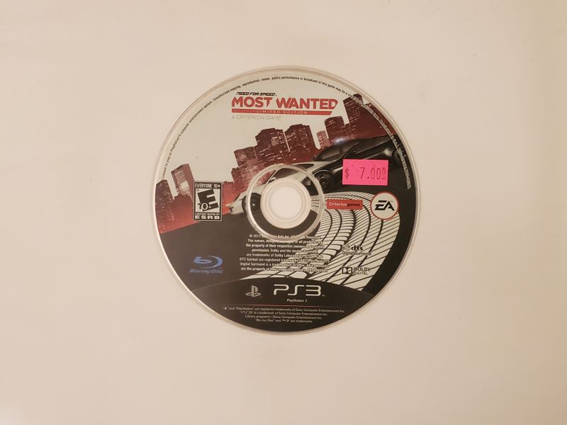 Sony PlayStation 3 Need for Speed: Most Wanted (Criterion Game) video game
