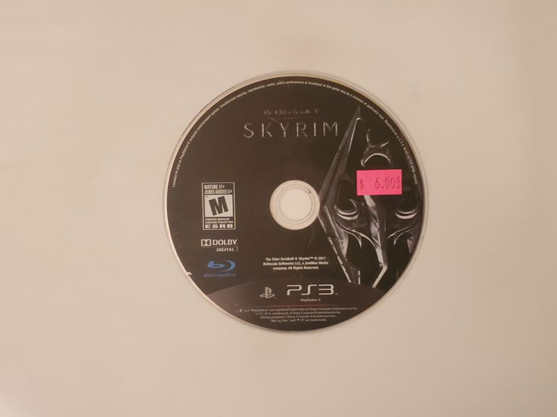 Sony Playstation 3 Elder Scrolls V: Skyrim video game