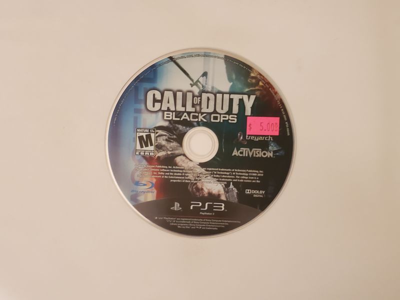 Sony Playstation 3 Call of Duty Black Ops video game