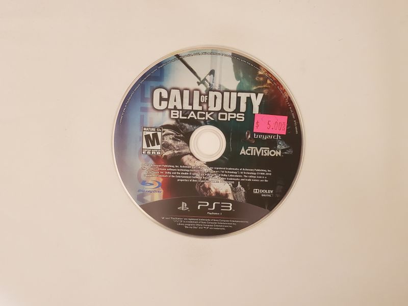 Sony Playstation 3 Call of Duty Black Ops video game