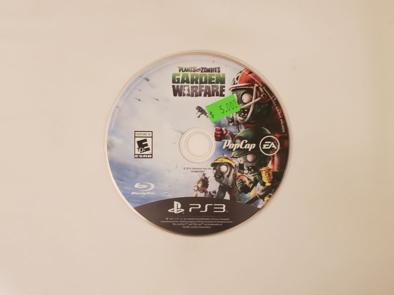 Sony Playstation 3 Plants vs. Zombies: Garden Warfare video game