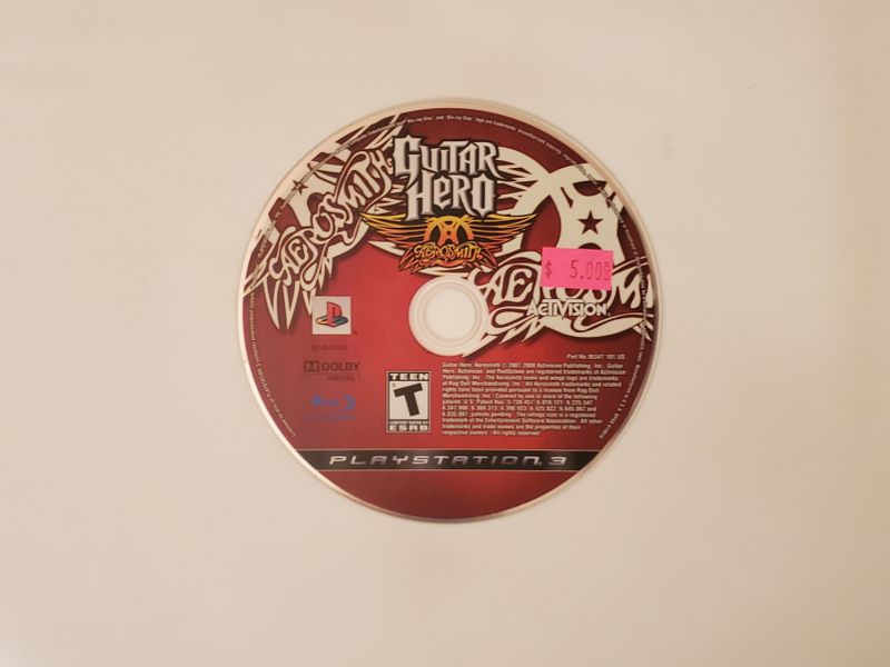 Sony Playstation 3 Guitar Hero Aerosmith video game
