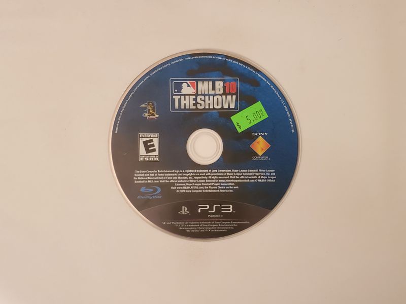 Sony Playstation 3 MLB 10 The Show video game